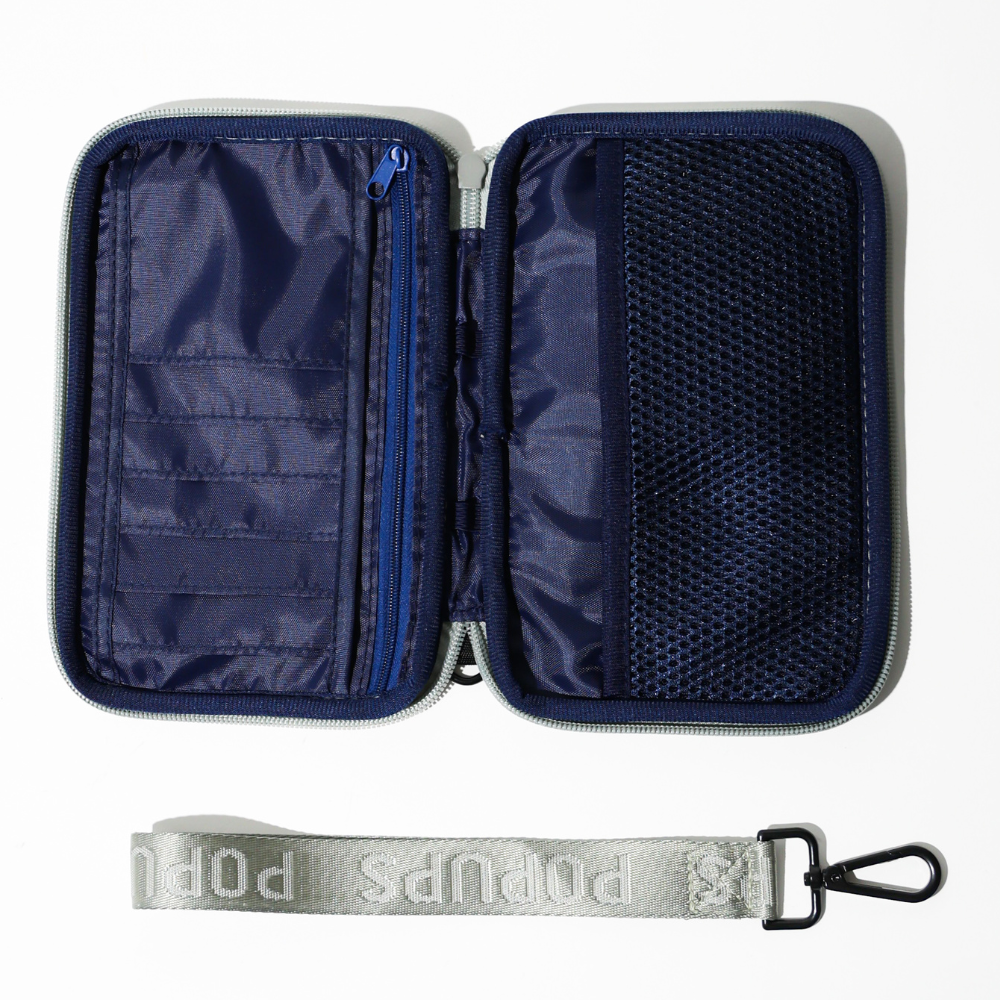 PASSPORT WALLET STONE GREY