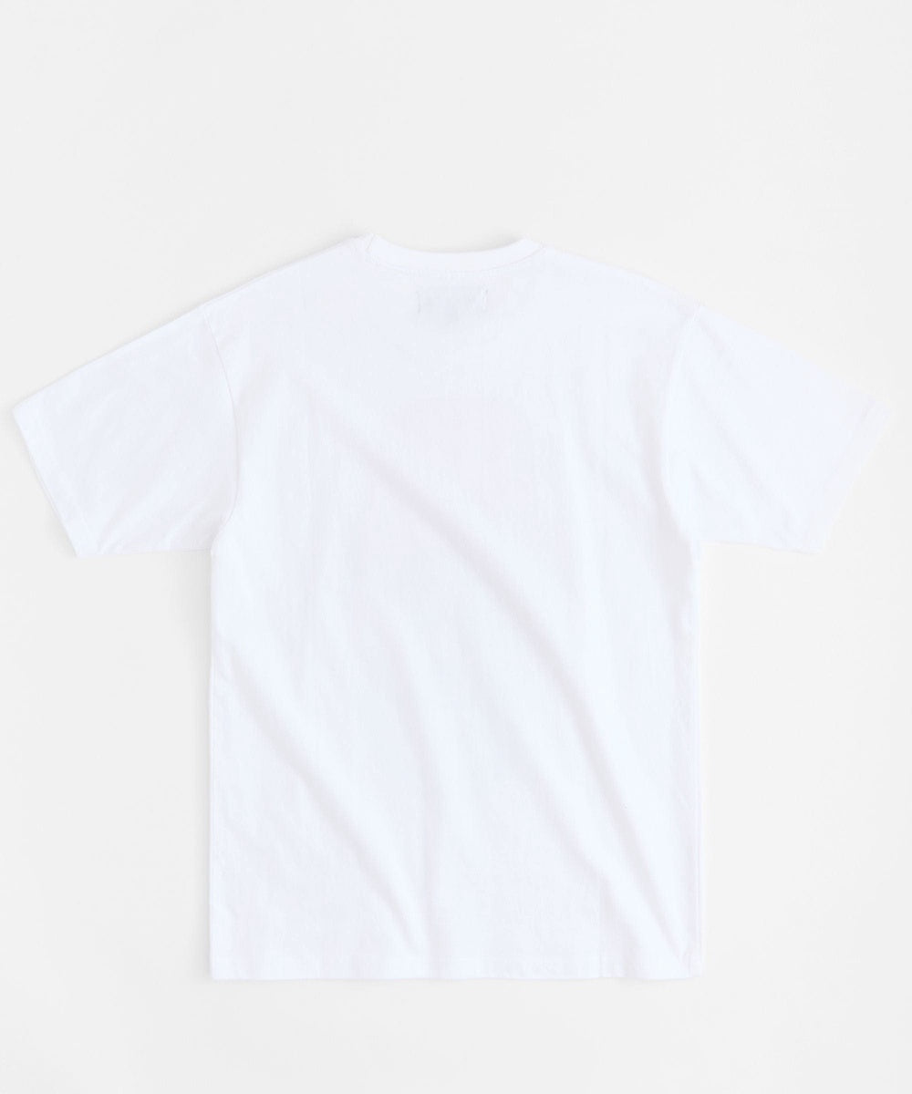 Teddy Rhinestone Short Sleeve Tee - White