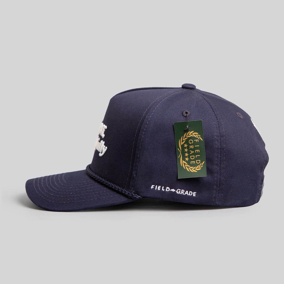 RESPECTFULLY DEEP NAVY TRUCKER HAT