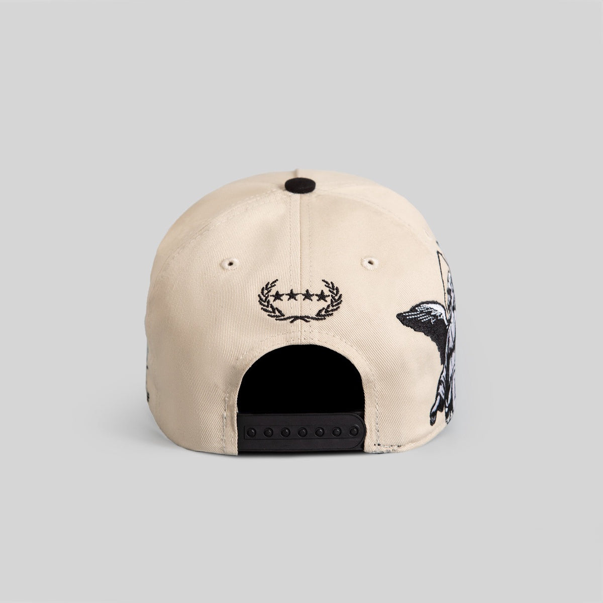 HOLY GRAIL SAND BLACK TWILL TRUCKER