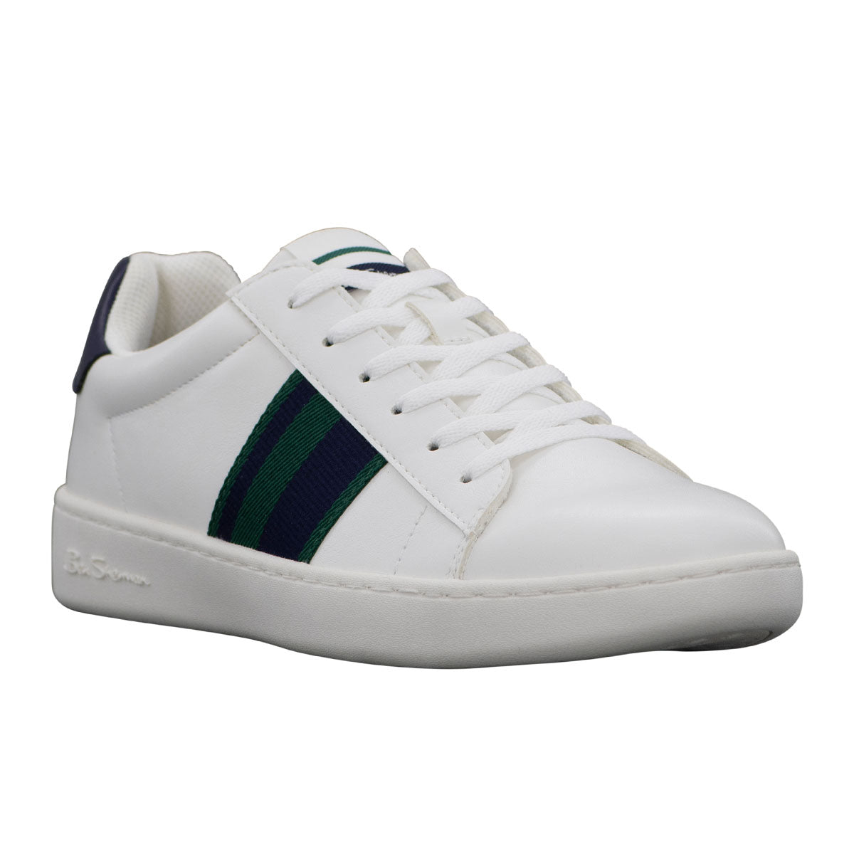adidas gazelle silver green womens Hampton Stripe Lace Up Sneaker