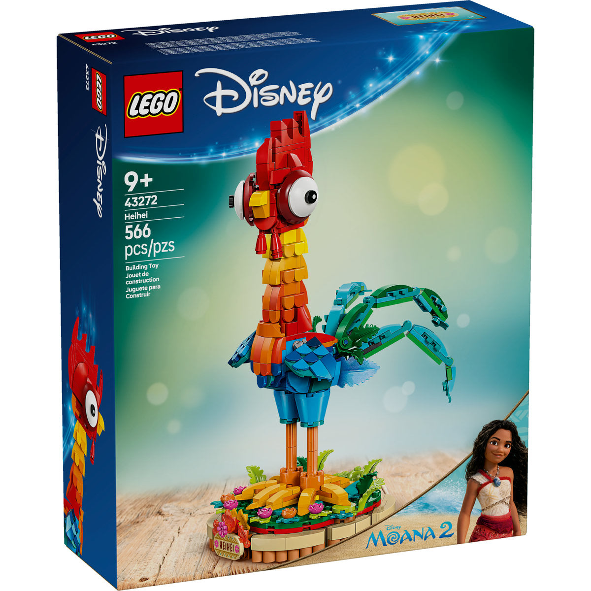 LEGO® ǀ Disney Moana 2 Heihei Buildable Animal Model Kit 43272