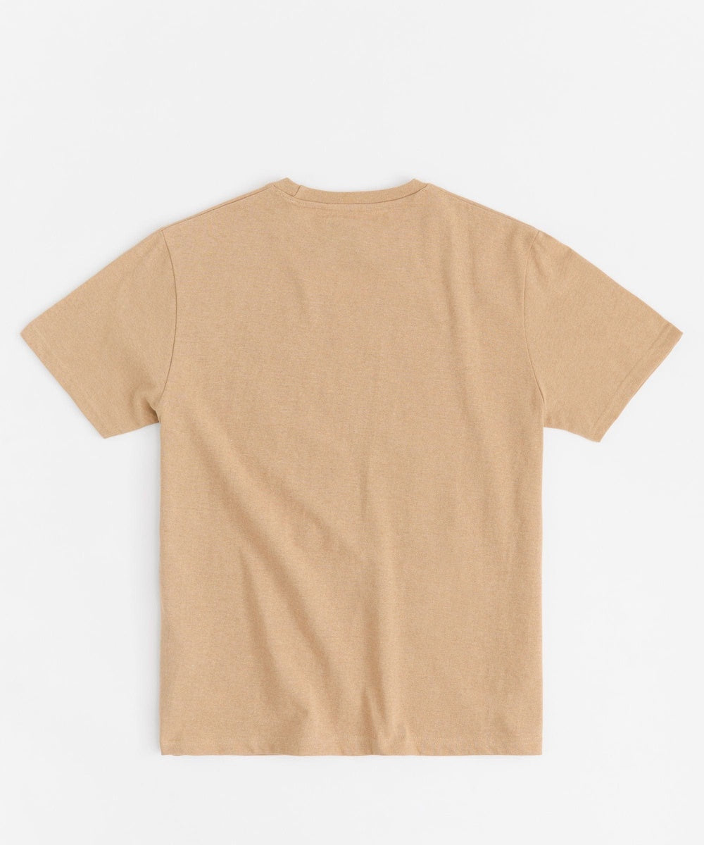 All We Trust Is Us Embroidered Short Sleeve Tee - Khaki