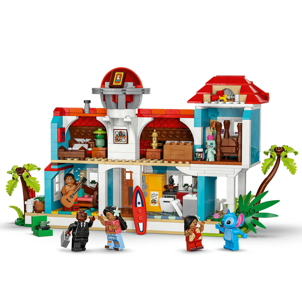 LEGO® ǀ Disney Lilo and Stitch Beach House Building Kit Playset 43268