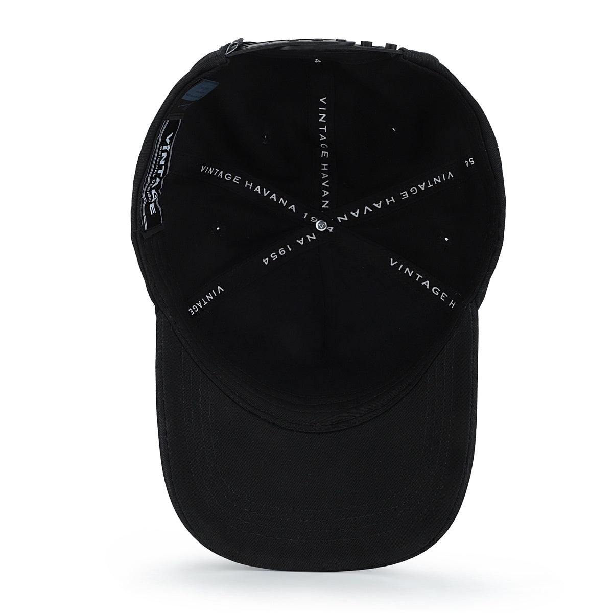 Vintage Havana Trucker Hat for Women – Black Adjustable Cap – Pearl Star