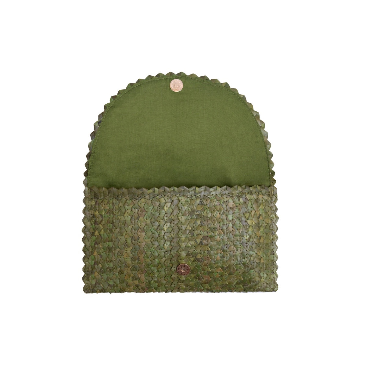 Jelavu - Coco Small Clutch Handbags - Moss Green / One Size