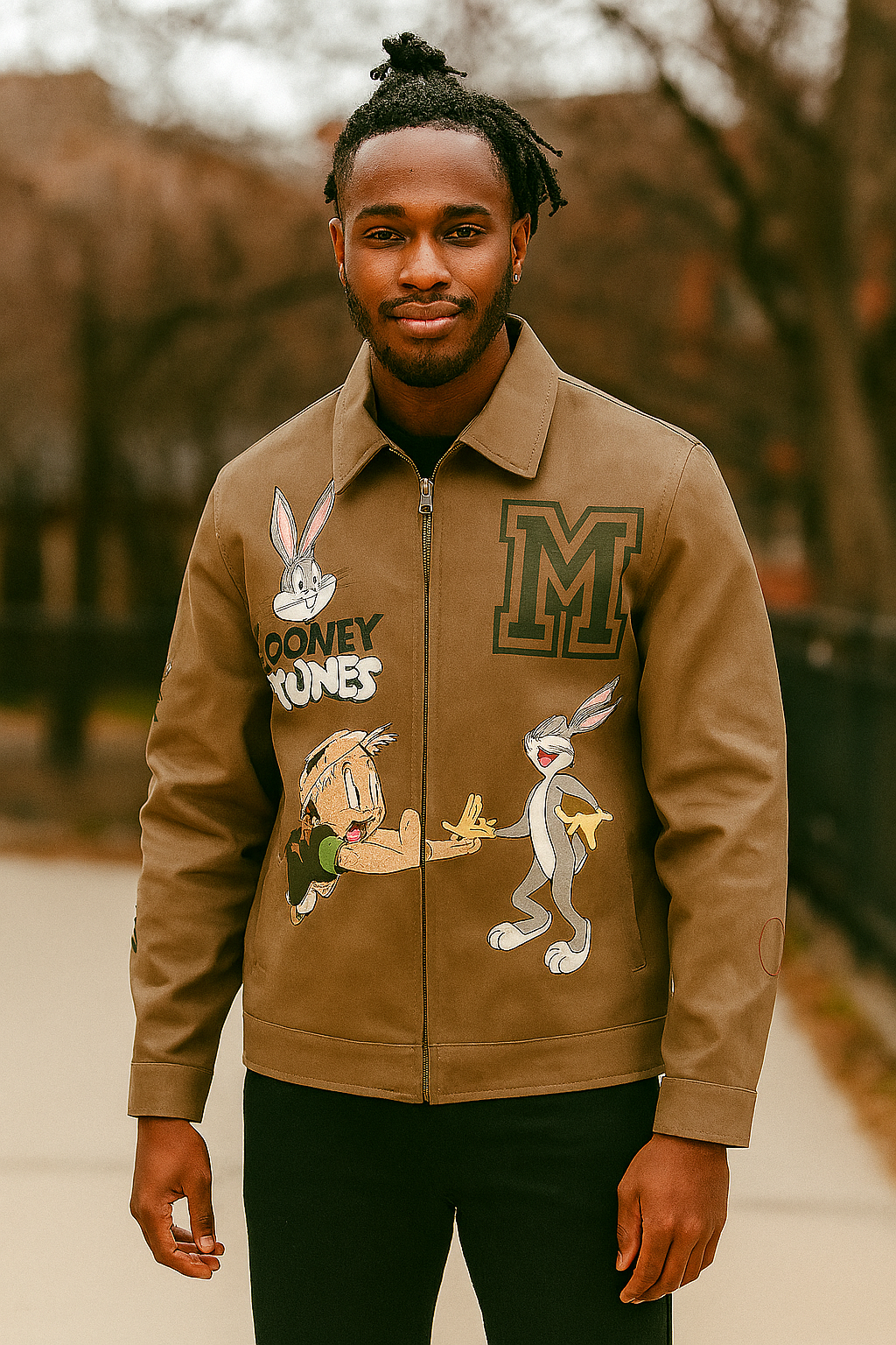 Looney Tunes Poly Mechanical Stretch Twill Jacket