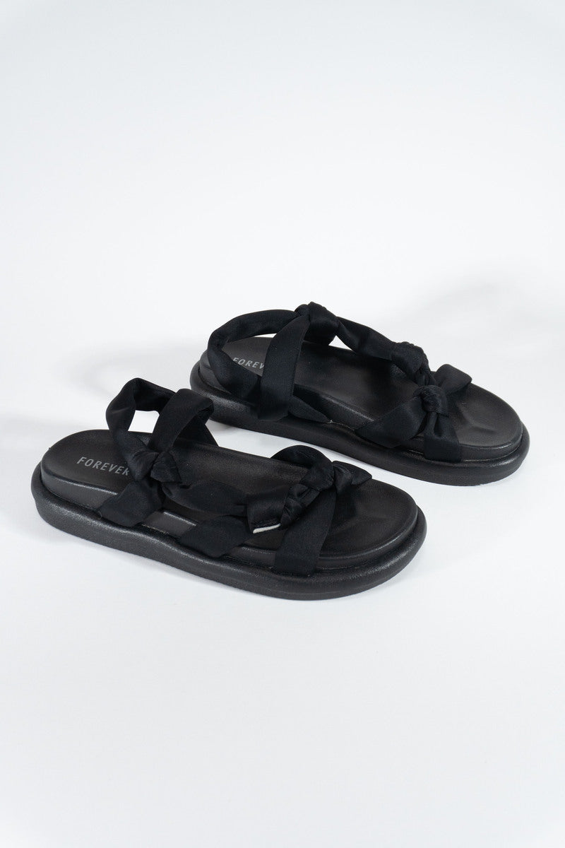 Knotted Platform Sandals Knotted Platform Sandals