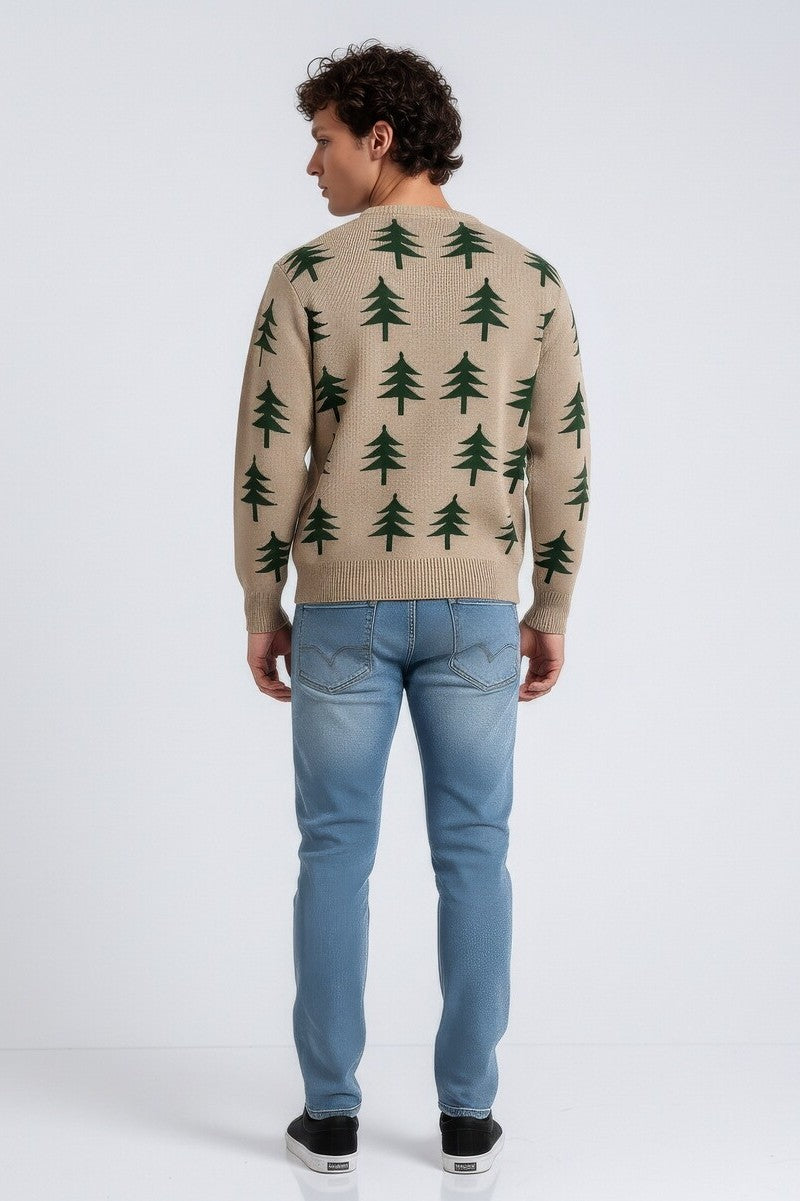 Pine Tree Holiday Sweater