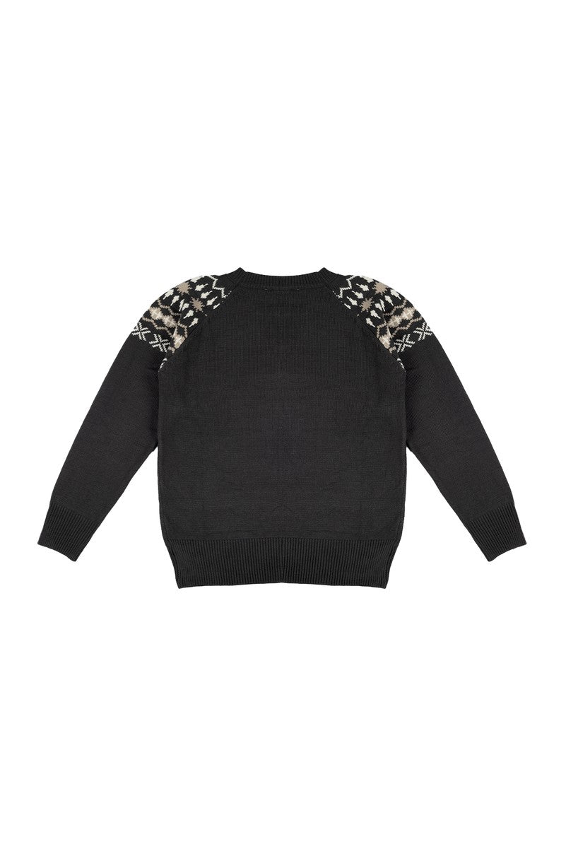 Fair Isle Yoke Sweater