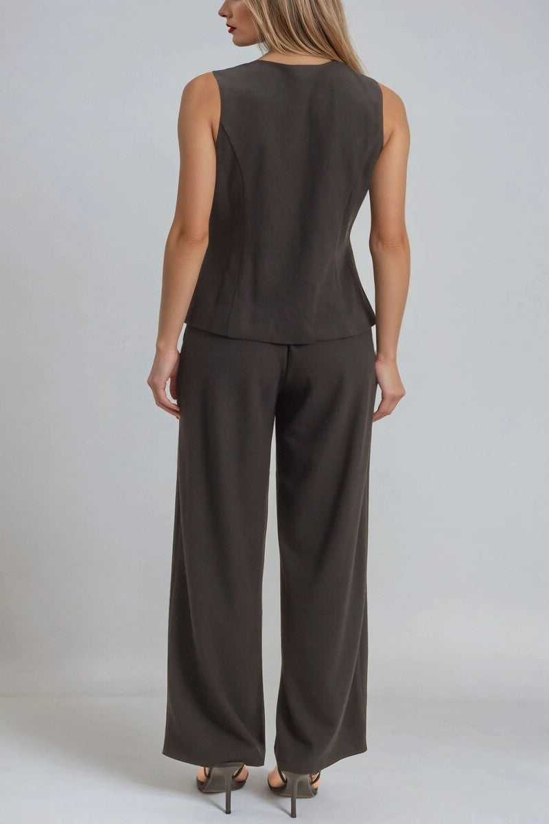 Knit Vest & Pant Set