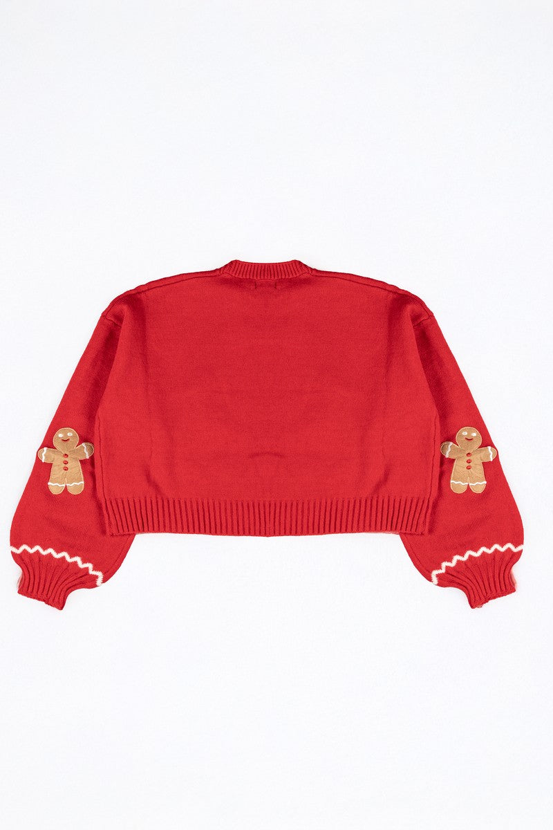 Gingerbread Cropped Cardigan Cardigan
