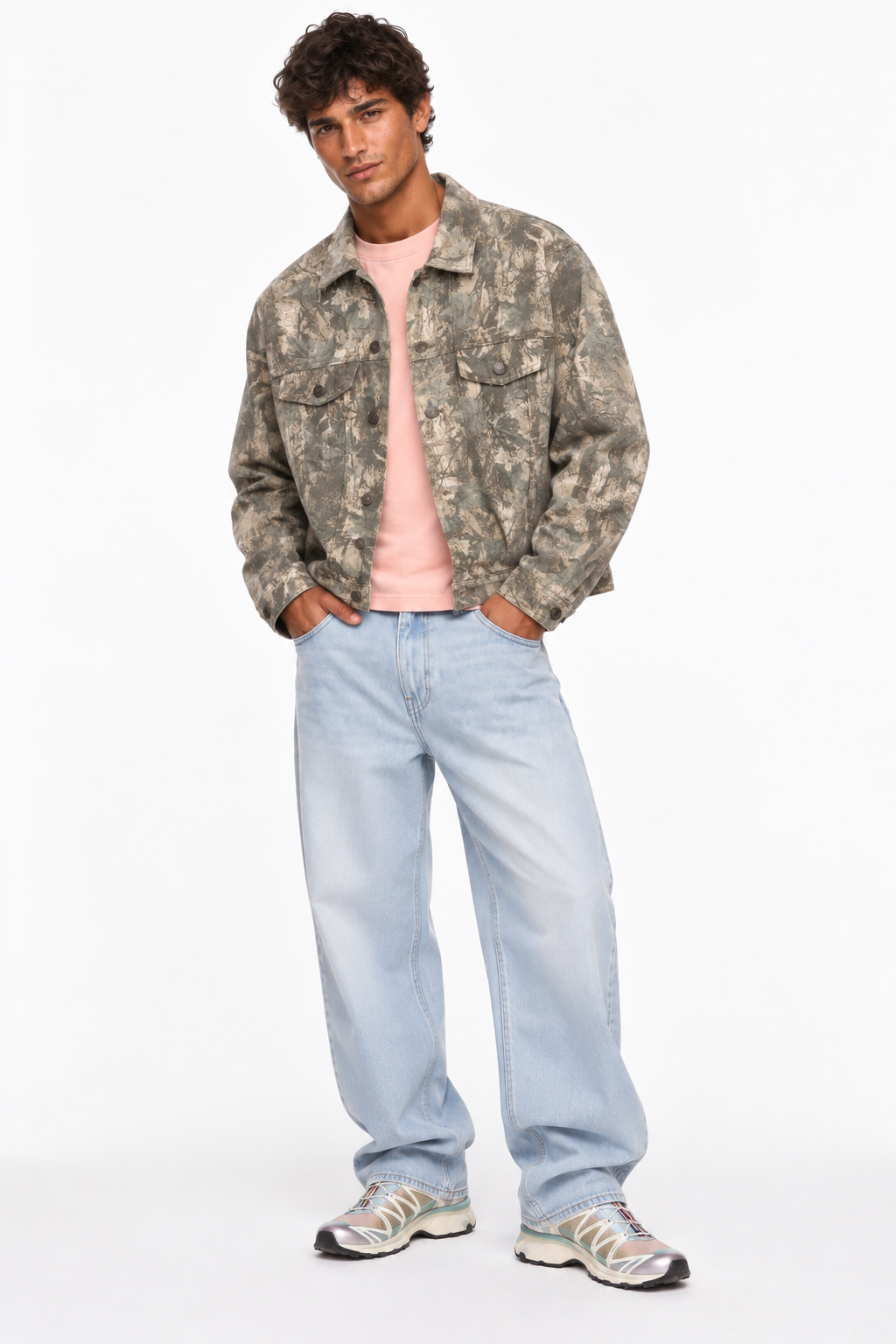 0140907401#Color_KHAKI TREE PRINT