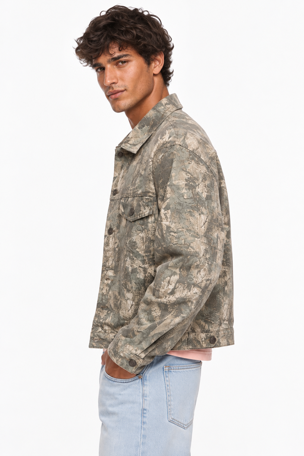 0140907401#Color_KHAKI TREE PRINT