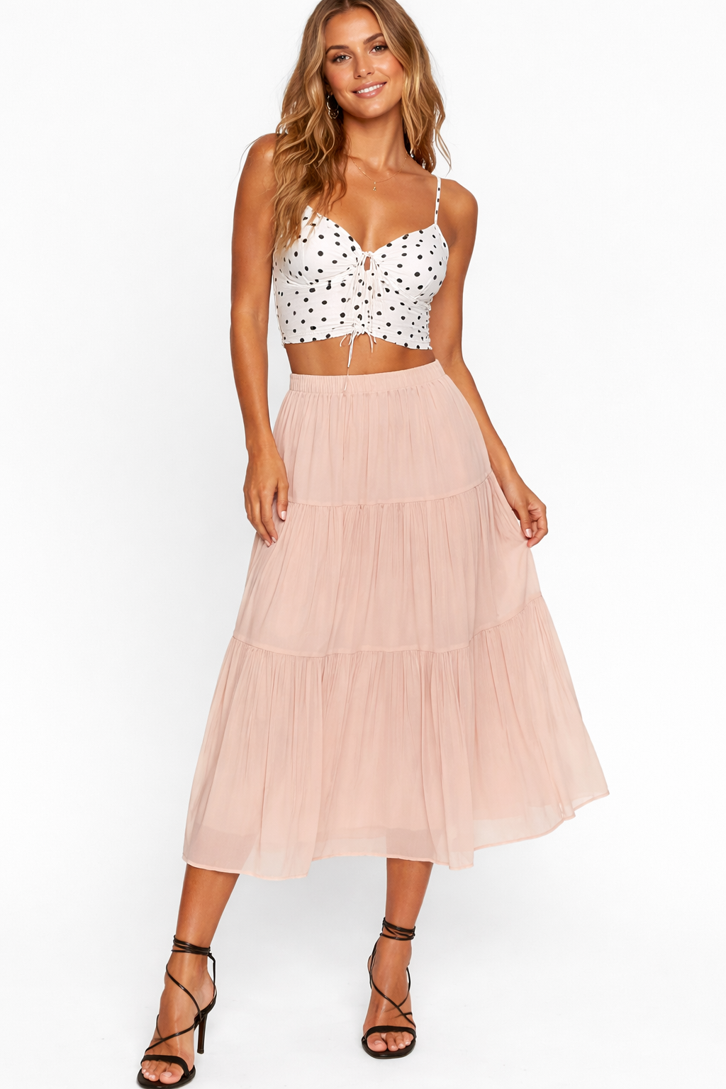 Chiffon Tiered Maxi Skirt Chiffon Tiered Maxi Skirt