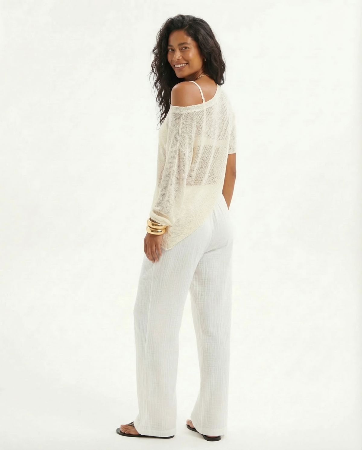Wide Leg Pull On Pants Wide Leg Pull On Pants - Image 6