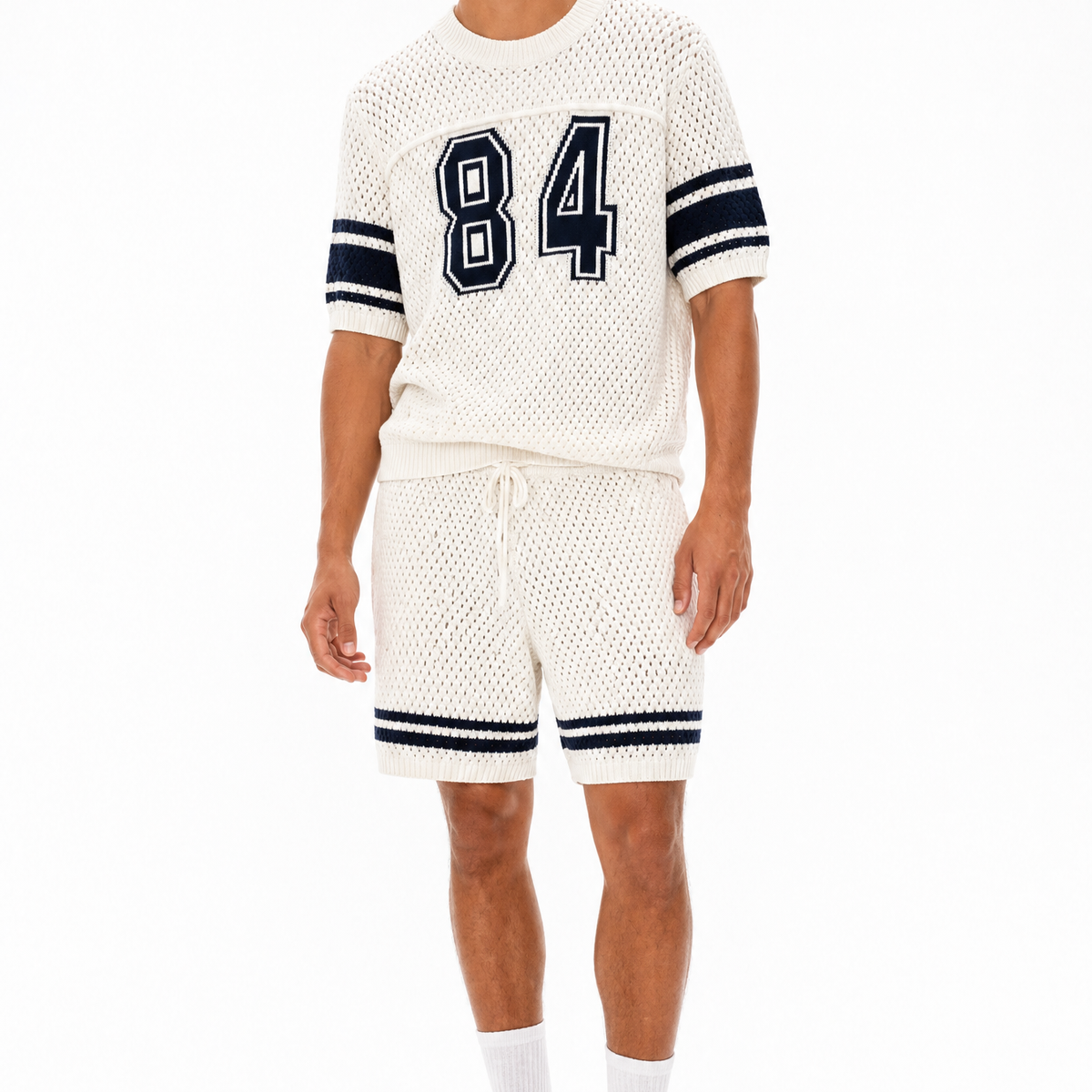 【わんごはん】 WOOL SHORT KNIT ALL IN ONE CROCHET KNIT SHORTS