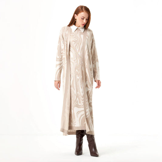 Mizalle - Cardigan Beige Apparel