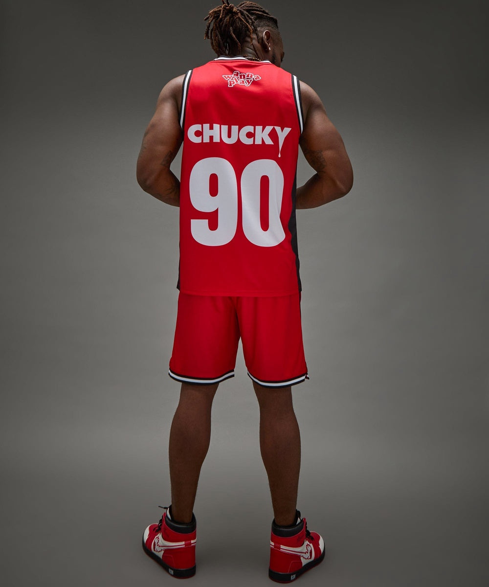 Chucky Basketball Short - Red