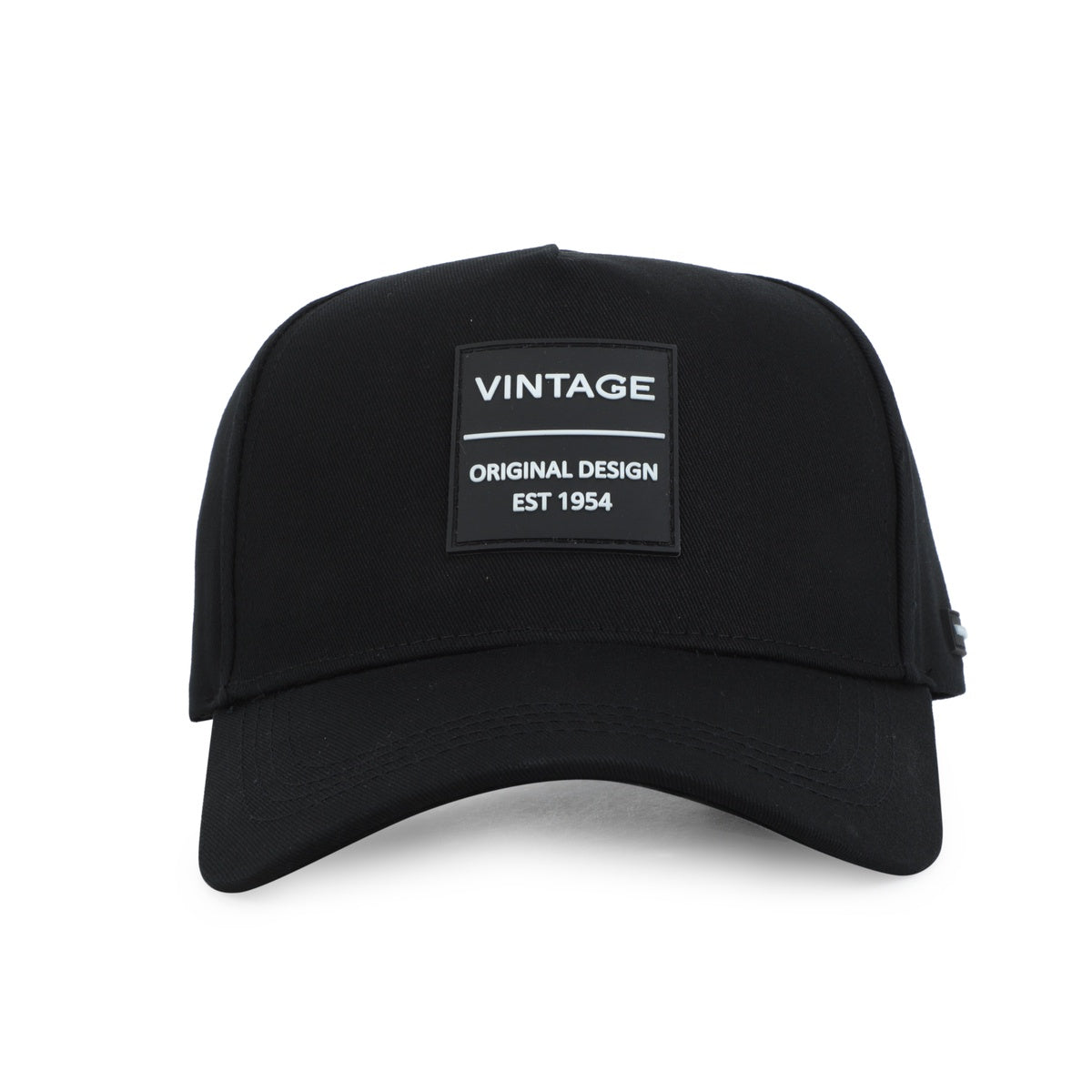 Vintage Havana Trucker Hat for Men & Women  – Black Adjustable Cap – Vintage Logo Patch