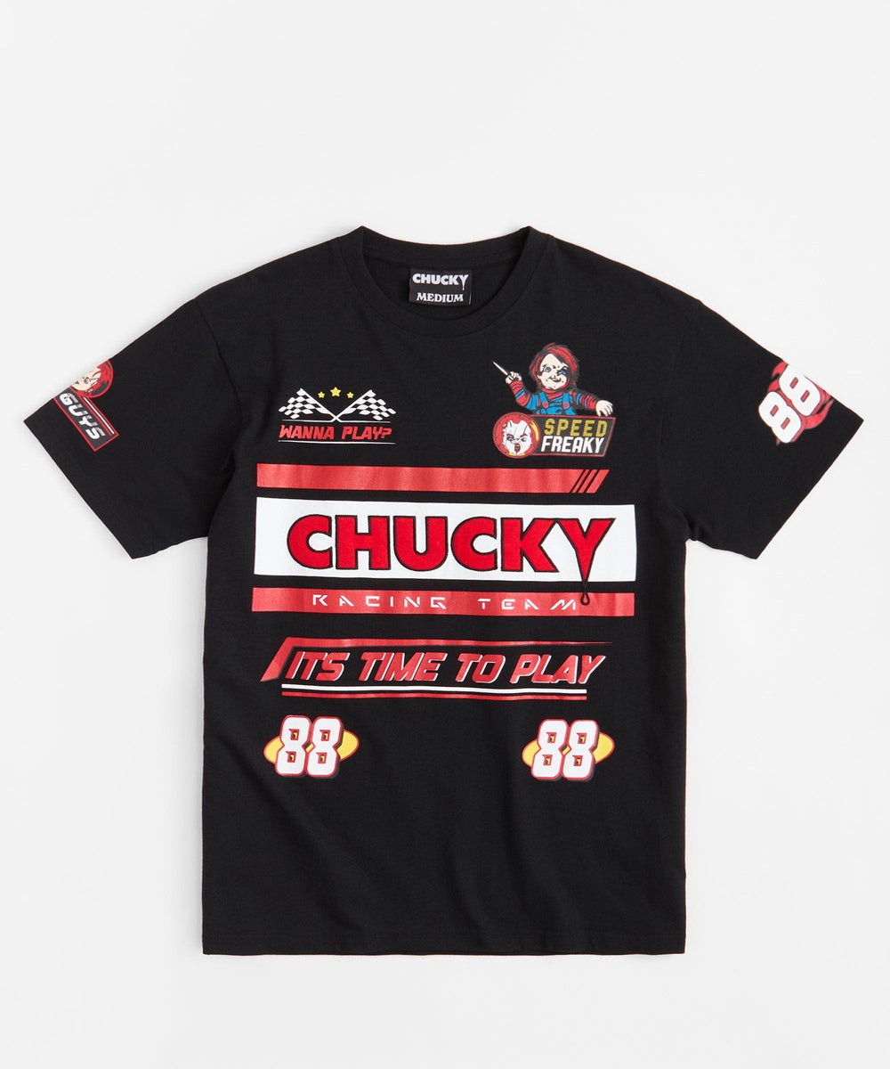 Chucky Racing Short Sleeve Tee - Black