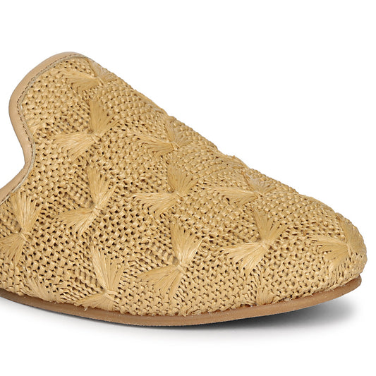 Andrea - Beige Mules