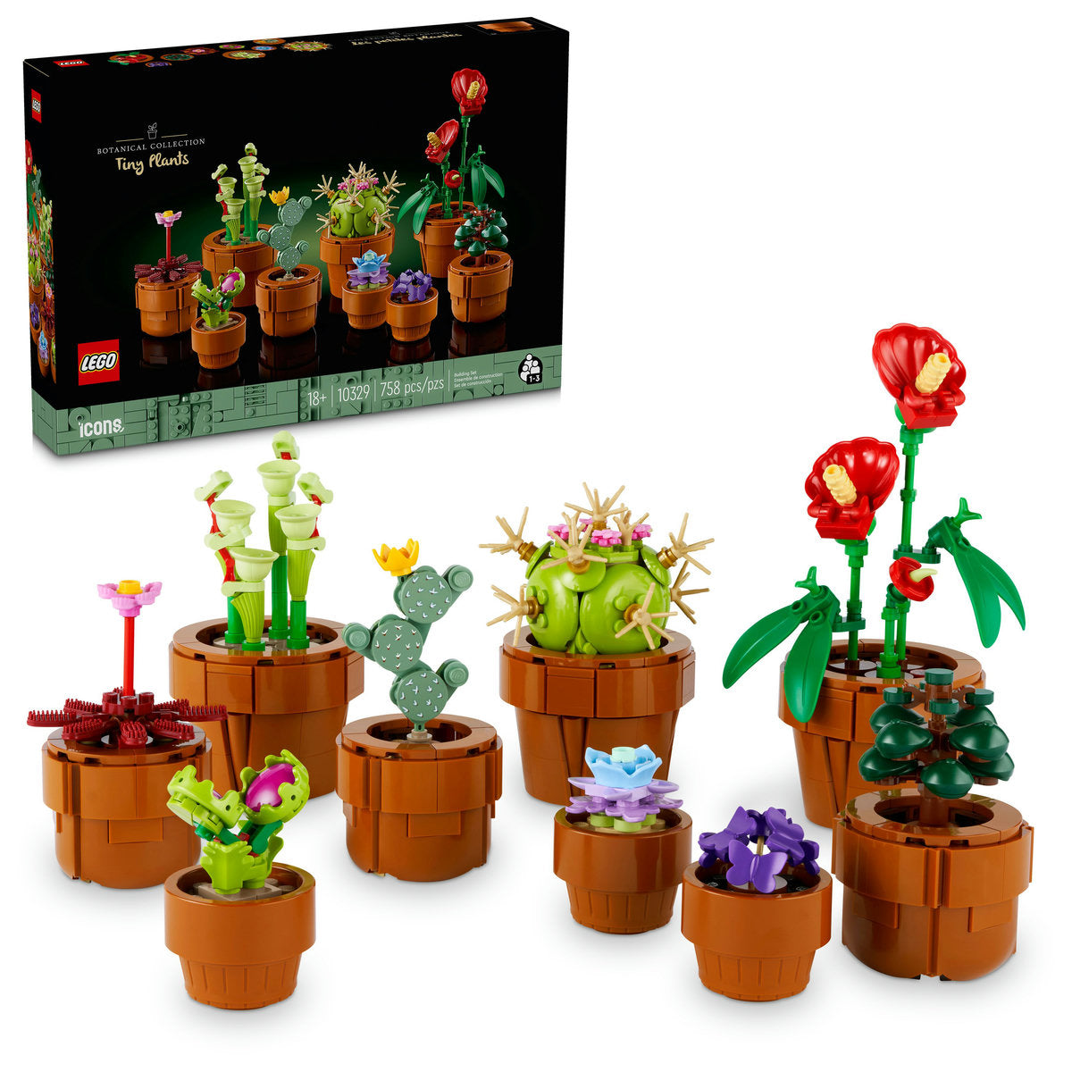 LEGO® Icons Tiny Plants Building Set for Adults 10329