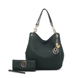 Ashley Hobo Bag and Wallet Set