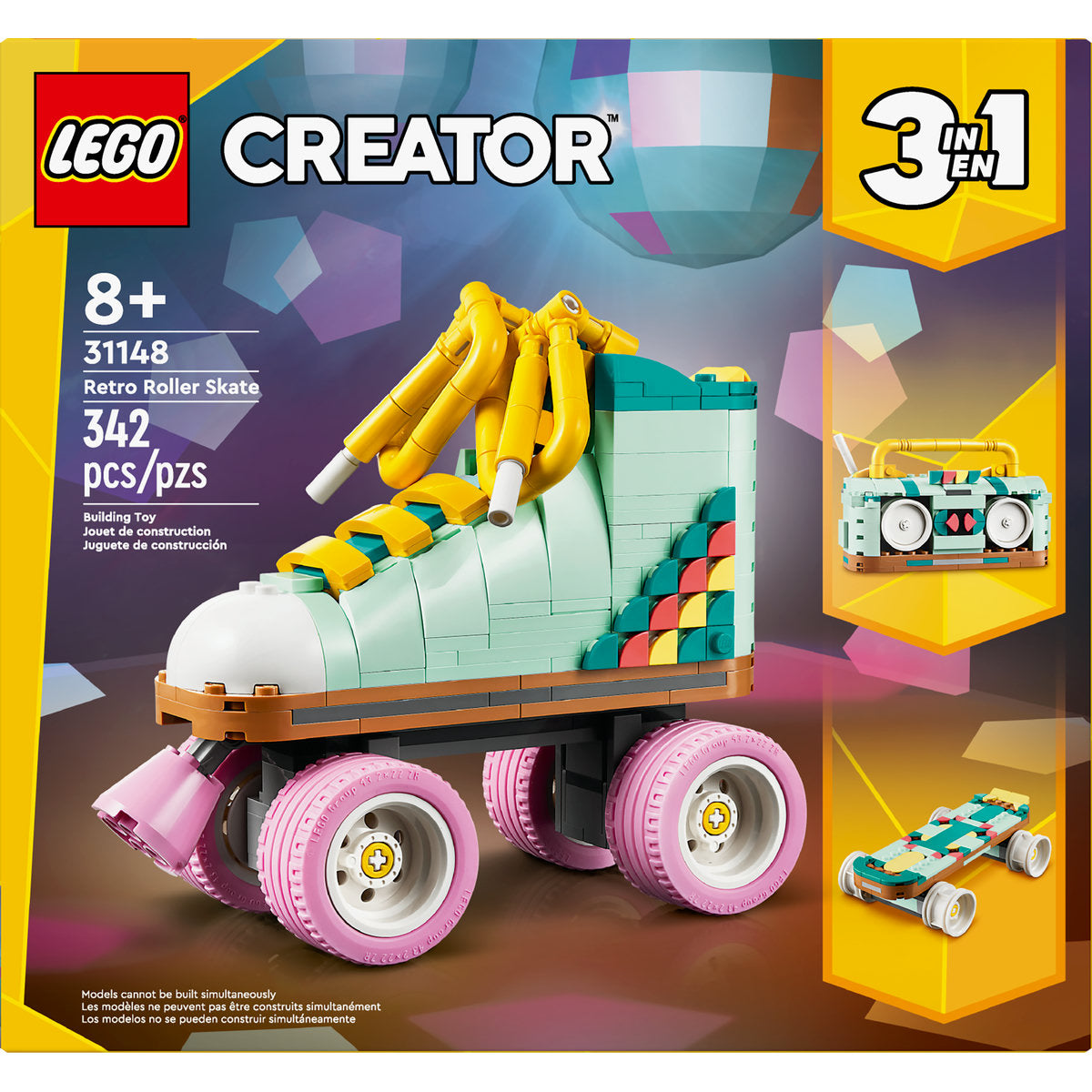 LEGO® Creator Retro Roller Skate 3in1 Toy 31148