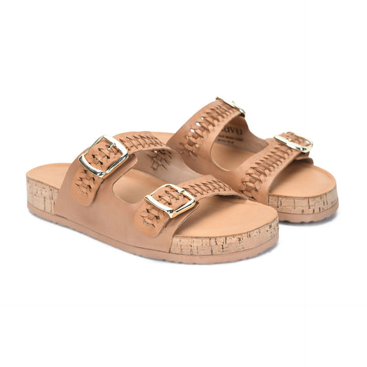Melrose -Cognac Sandals