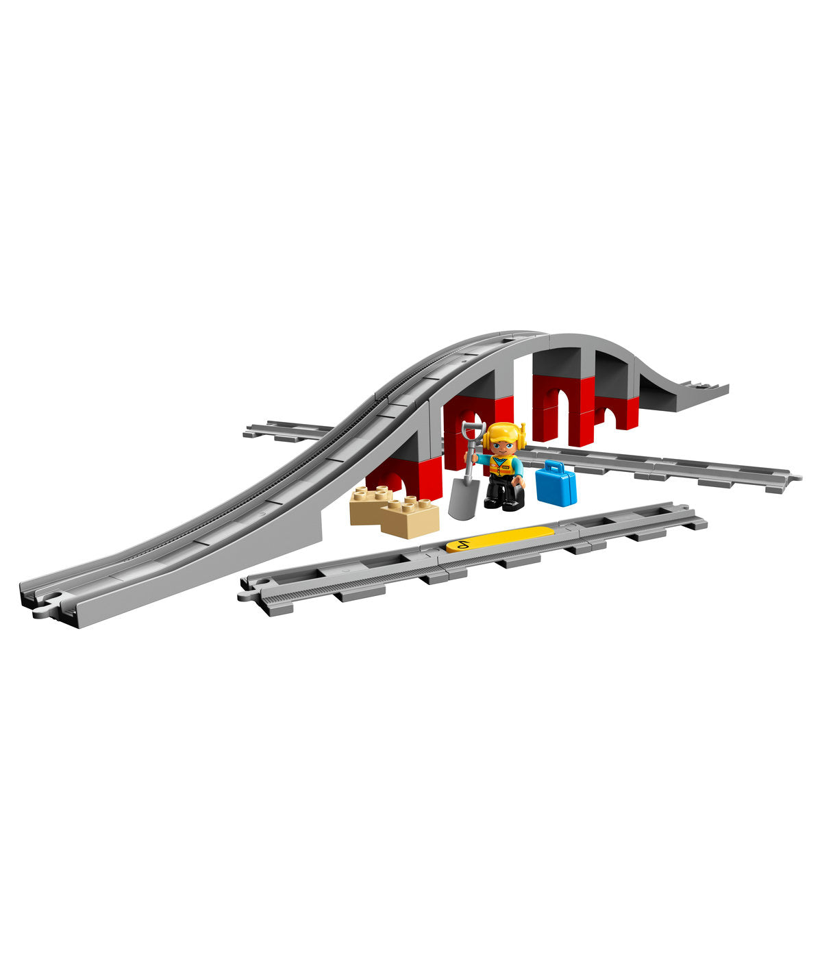 LEGO DUPLO Train Bridge and Tracks 10872 Building Blocks (26 Piece)