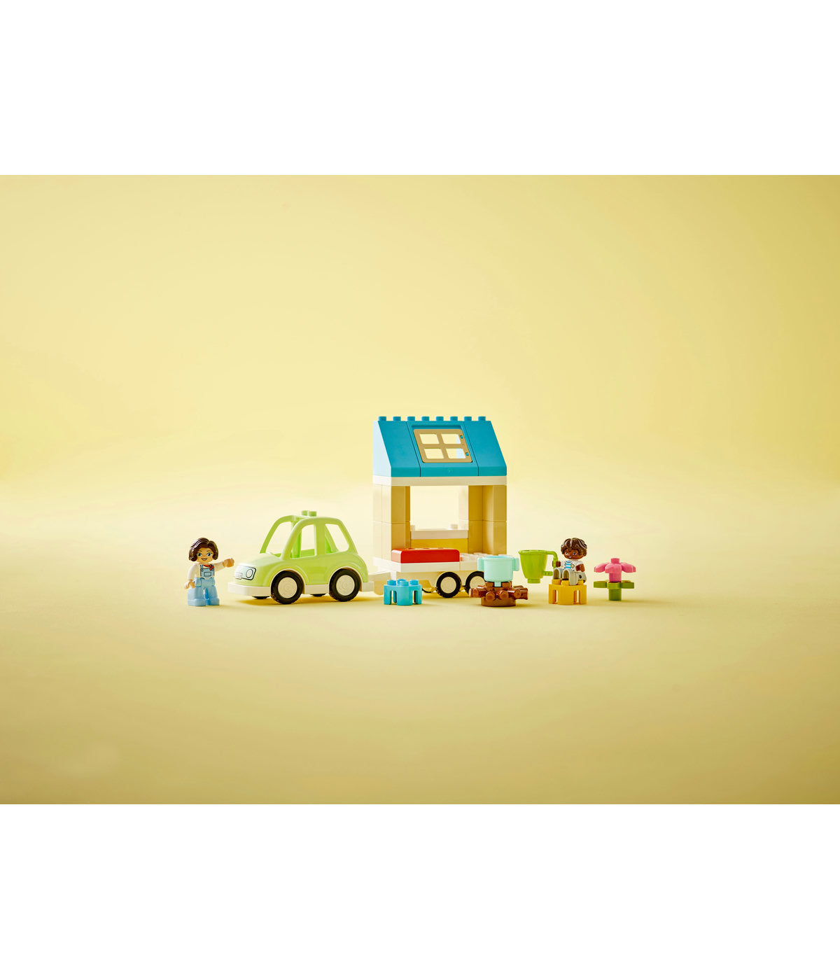 LEGO DUPLO Town Family House on Wheels 10986 Building Toy Set (31 Pieces)