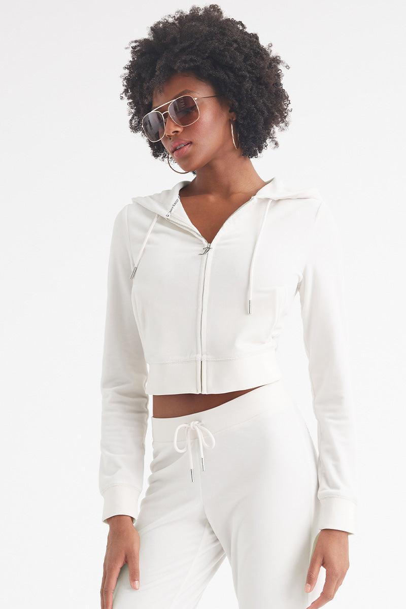 OG Big Bling Velour Hoodie - Juicy Couture