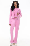 OG Big Bling Velour Hoodie - Juicy Couture