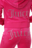 OG Big Bling Velour Hoodie - Juicy Couture