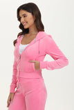 OG Big Bling Velour Hoodie - Juicy Couture