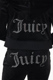 OG Big Bling Velour Hoodie - Juicy Couture