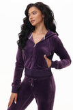 OG Big Bling Velour Hoodie - Juicy Couture