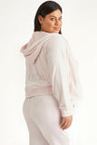 Plus-Size OG Big Bling Velour Hoodie - Juicy Couture