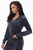 OG Big Bling Velour Hoodie - Juicy Couture