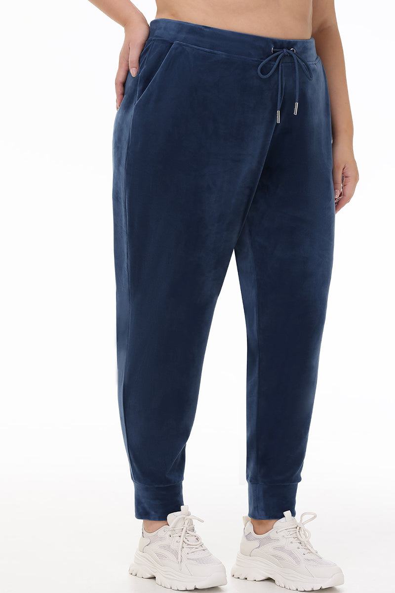 Plus-Size Big Bling Velour Jogger - Juicy Couture