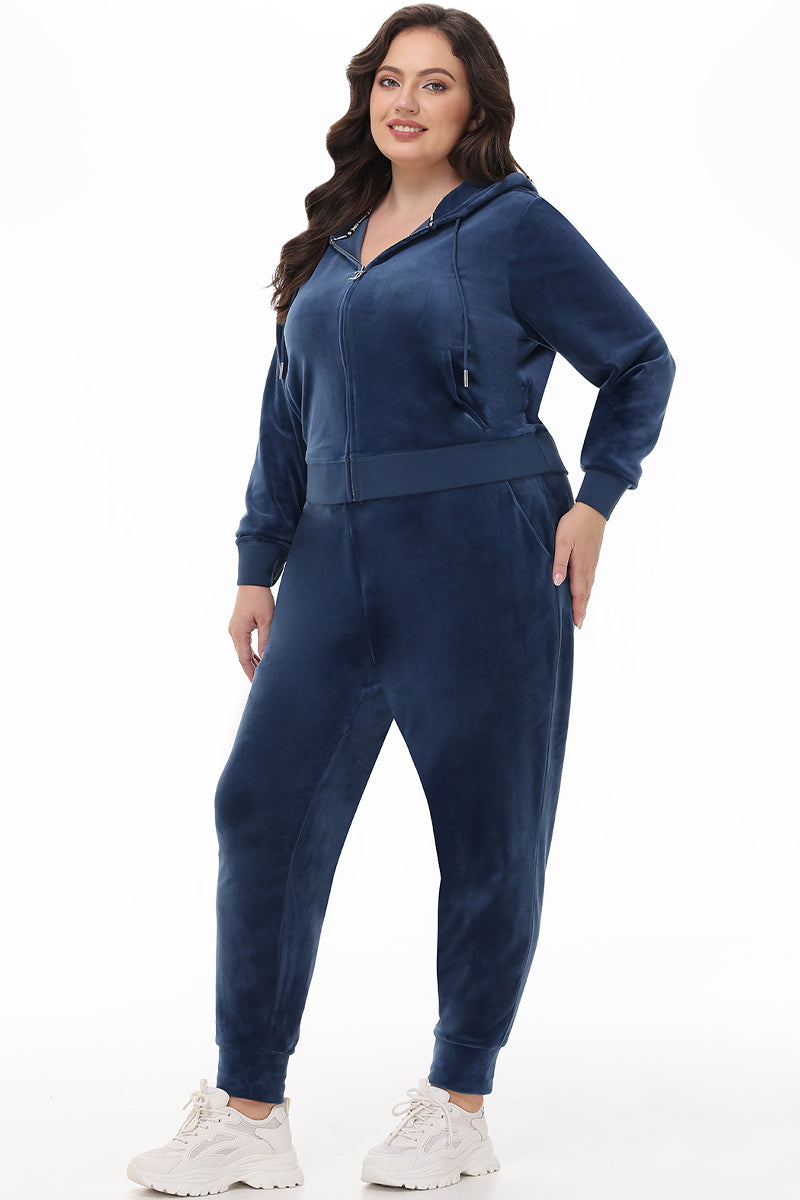 Plus-Size Big Bling Velour Jogger - Juicy Couture