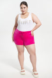 Plus-Size Big Bling Velour Shorts - Juicy Couture