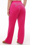 Plus-Size OG Big Bling Velour Track Pants - Juicy Couture