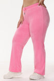 Plus-Size OG Big Bling Velour Track Pants - Juicy Couture