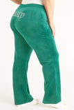 Plus-Size OG Big Bling Velour Track Pants - Juicy Couture