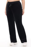Plus-Size OG Big Bling Velour Track Pants - Juicy Couture