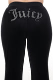 Plus-Size OG Big Bling Velour Track Pants - Juicy Couture