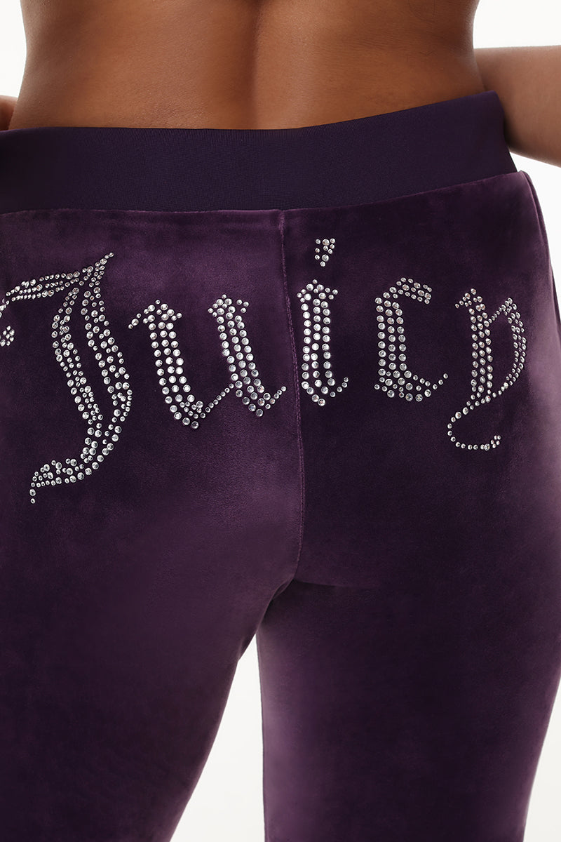 OG Big Bling Velour Track Pants - Juicy Couture