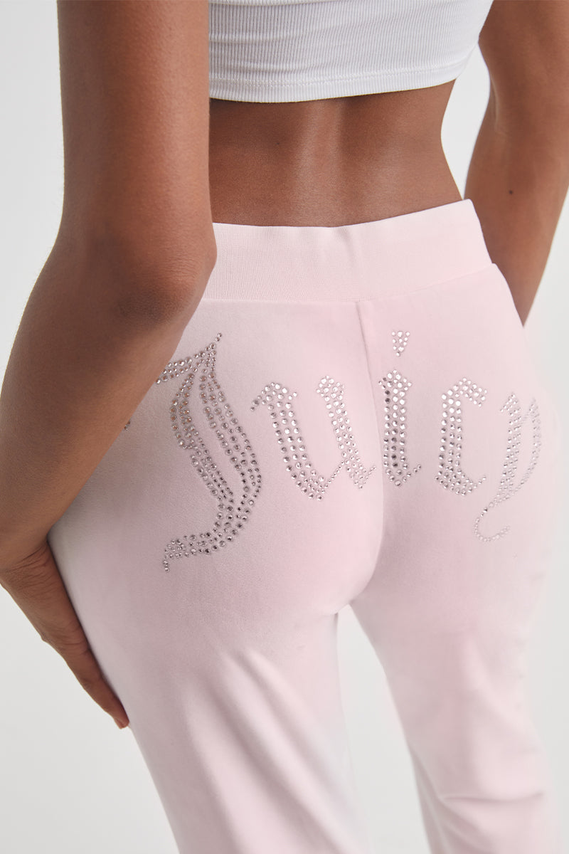 OG Big Bling Velour Track Pants - Juicy Couture